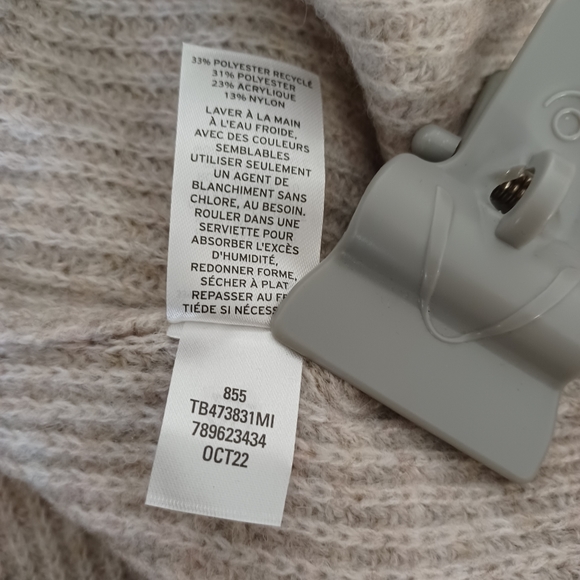 Treasure And Bond Polo Sweater Dress Size XXS Women Preppy Long Sleeve Stretch - Picture 13 of 13